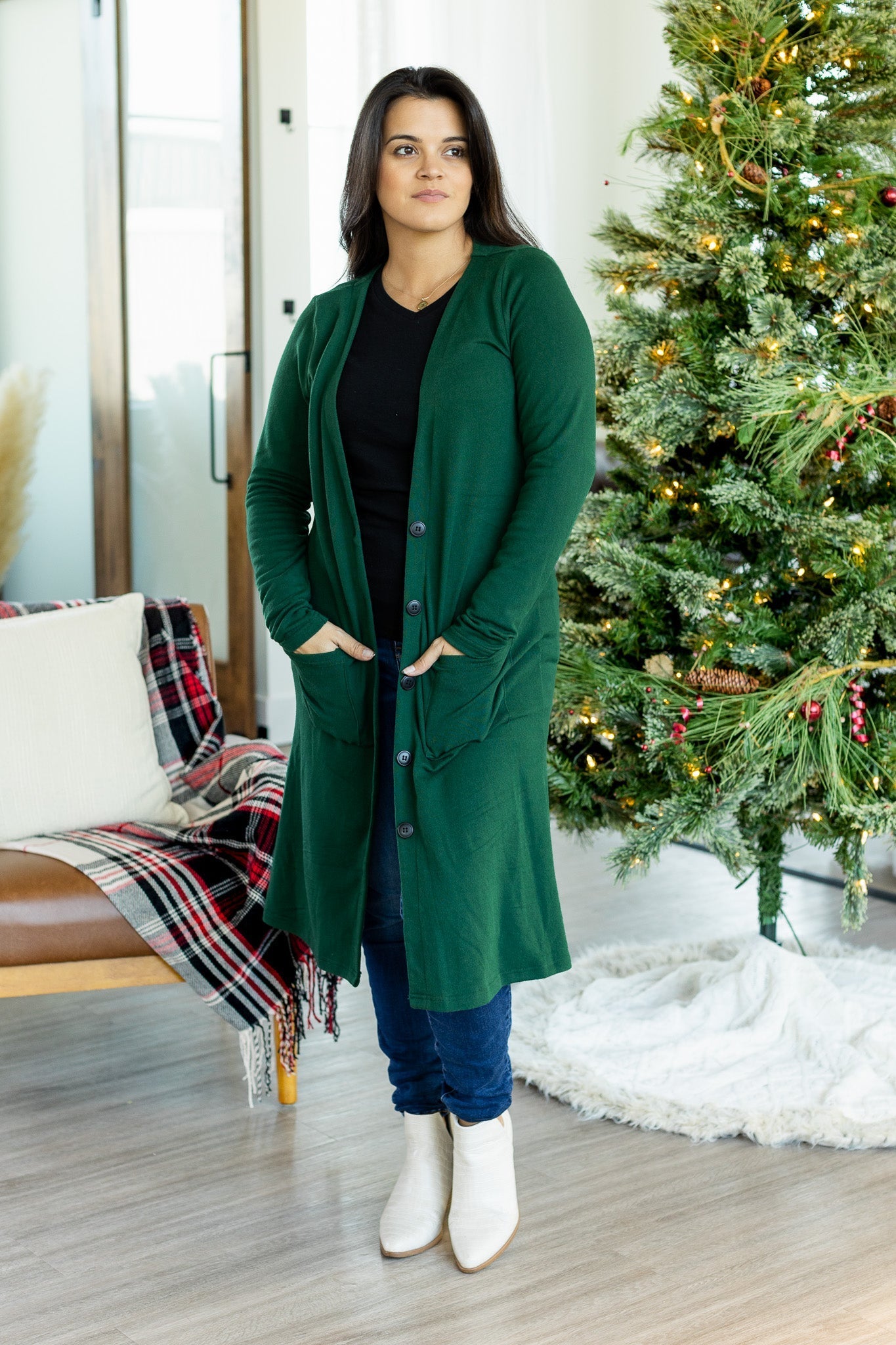 Colbie Cardigan - Evergreen