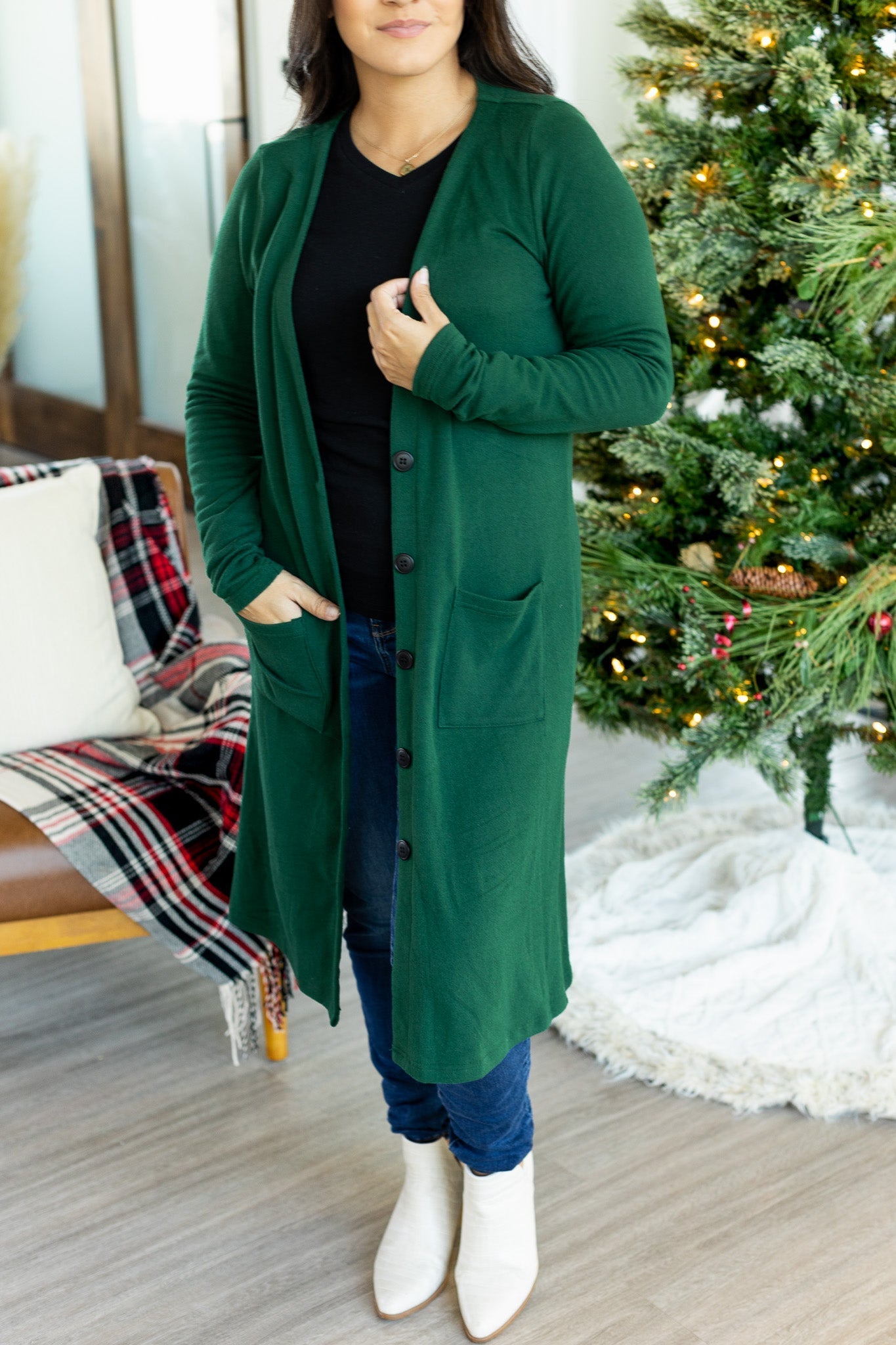 Colbie Cardigan - Evergreen