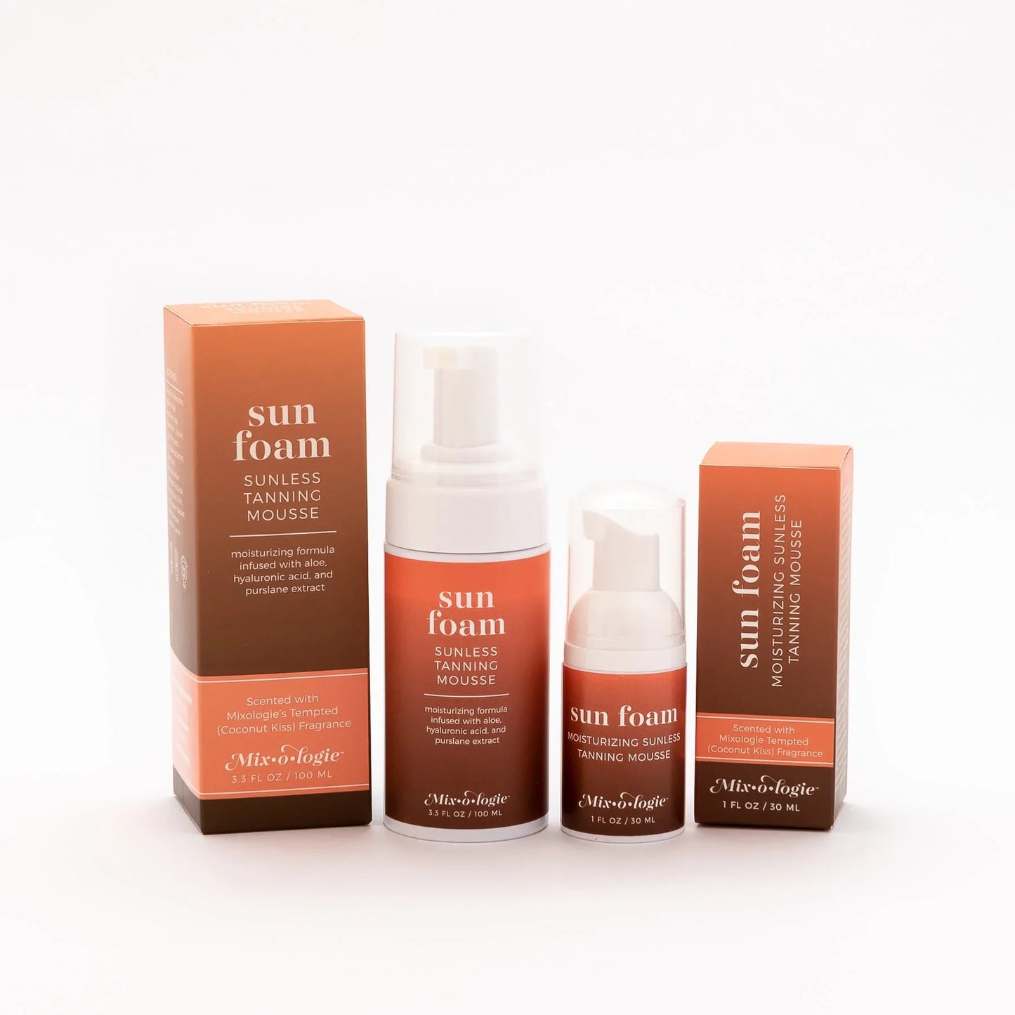 SunFoam Sunless Tanning Mousse by Mixologie (choose size)