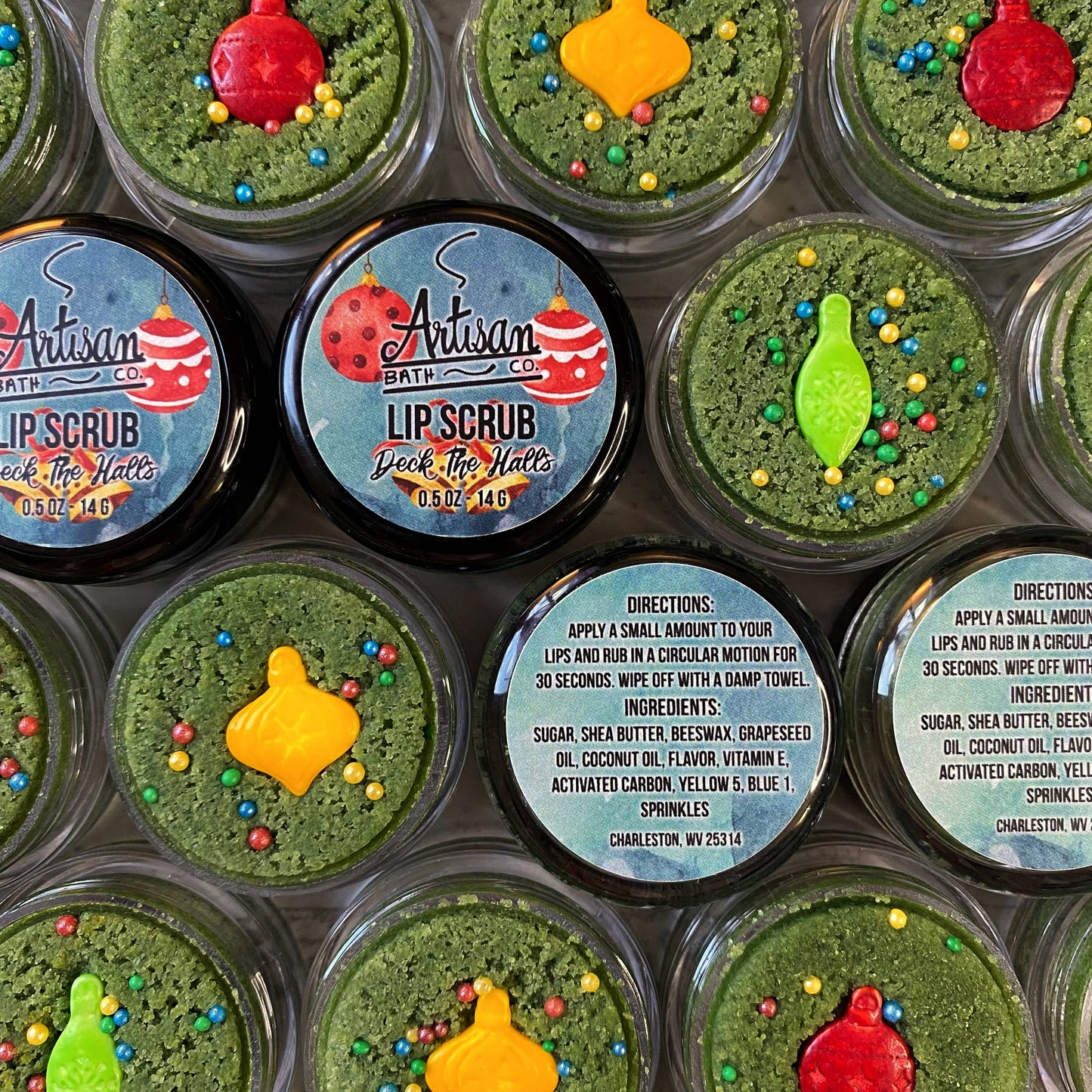 Limited Edition Deck The Halls Lip Scrub