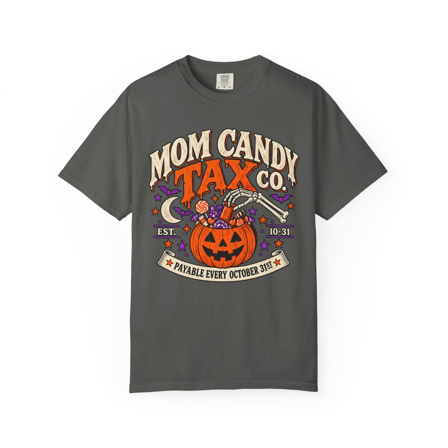 Mom Halloween Shirt, Mama Halloween Shirt, Vintage Candy Tax Graphic Tee