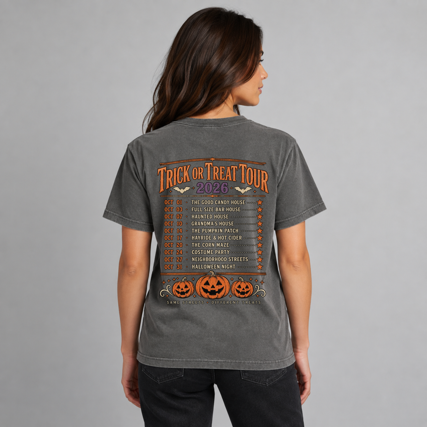 Vintage Halloween Shirt, Halloween 2026 Tee, Retro Trick or Treat Graphic Tee
