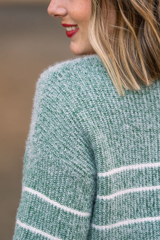 Striped Sweater - Green