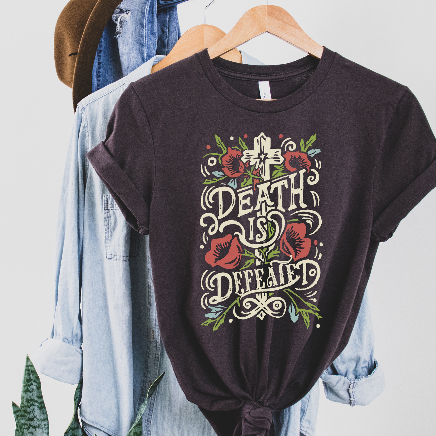 Death is Defeated Graphic Tee