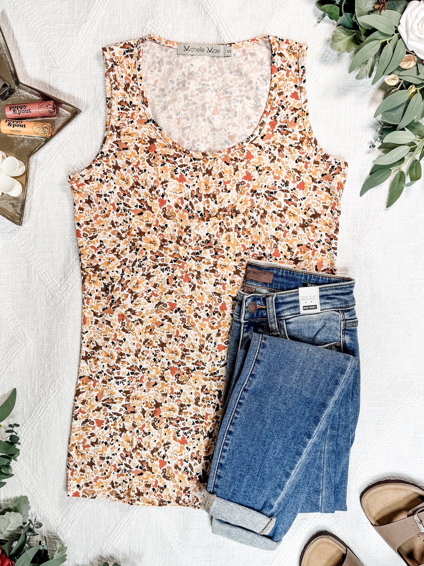 Luxe Crew Tank - Autumn