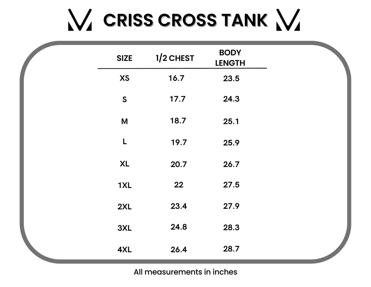 Criss Cross Tank - Light Blue