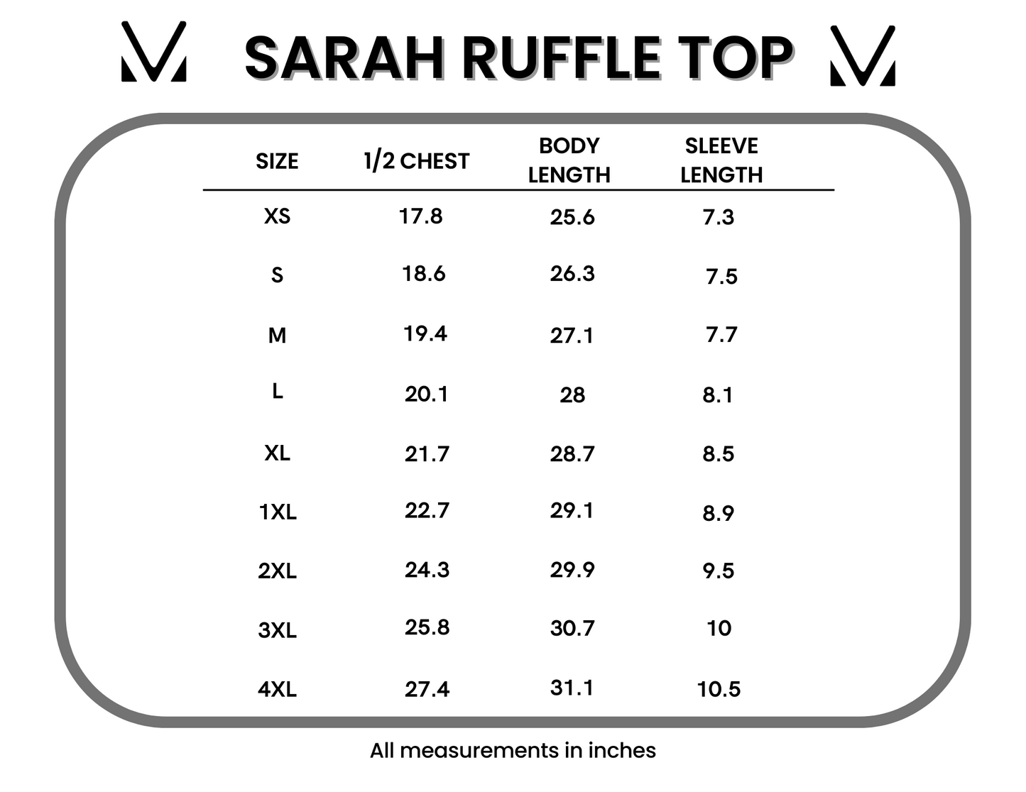 Sarah Ruffle Top - White