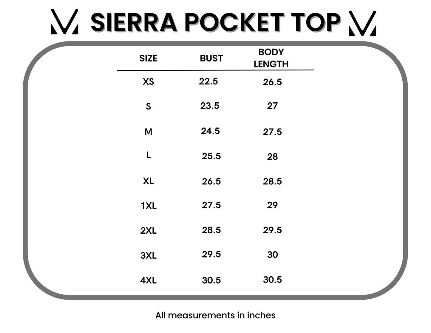 Sierra Pocket Tops - Terra Cotta