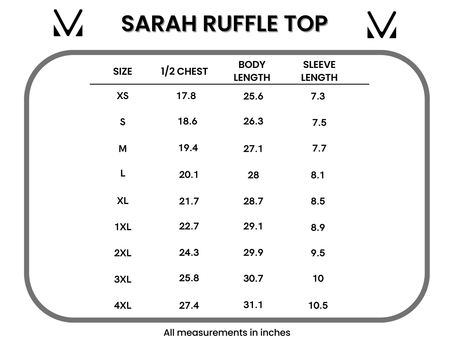 Sarah Ruffle Top - Ivory