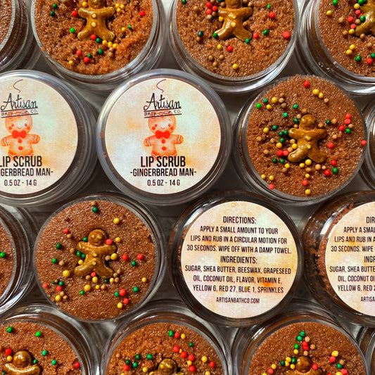 Limited Edition Gingerbread Man Lip Scrub